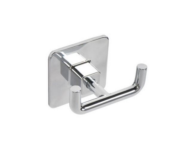 APPENDIABITO DOPPIO MOD. COLD WIND Cromo cm 6,5 x h.5,3 x 4