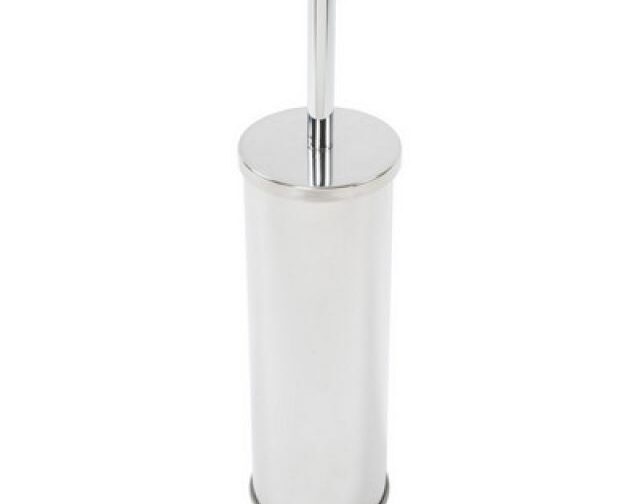 PORTA SCOPINO DA TERRA MOD. COLD WIND Cromo Diam. 10 x h.38
