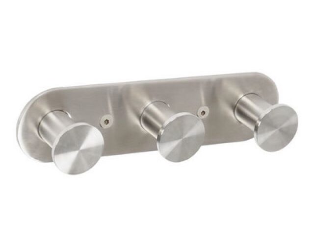 APPENDIABITO TRIPLO MOD. BLIZZ SPAZZOLATO Spazzolato cm 17,5xh.4,5x3,4