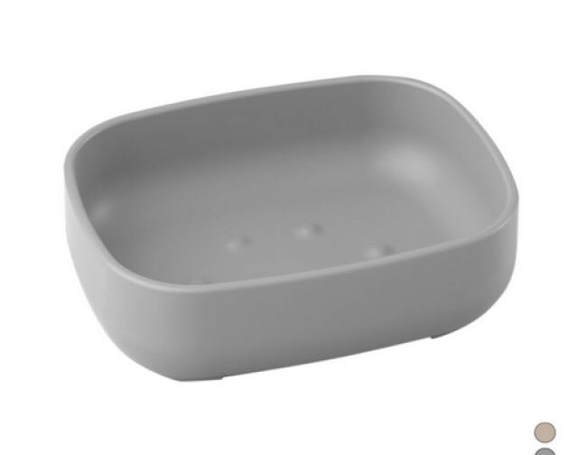 PORTA SAPONE POD Bianco cm 11,5 x h.3 x 9