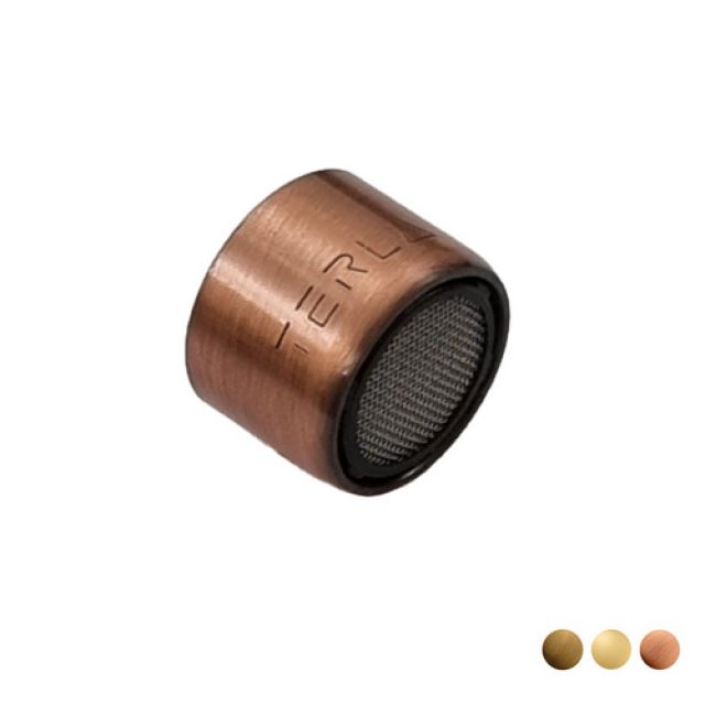 AERATORE IN OTTONE CON FILTRO FEMMINA 22x1 F 22x1 - Bronzato
