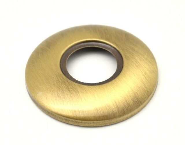 ROSONE PER RUBINETTI BOMBATO Foro 1/2 - Bronzato