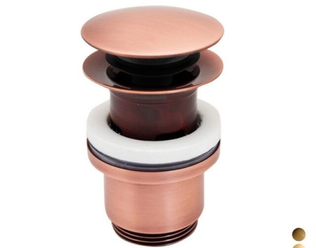 PILETTA CLICK CLACK 1"1/4 TONDA CON TROPPO PIENO 1"1/4  Ramata