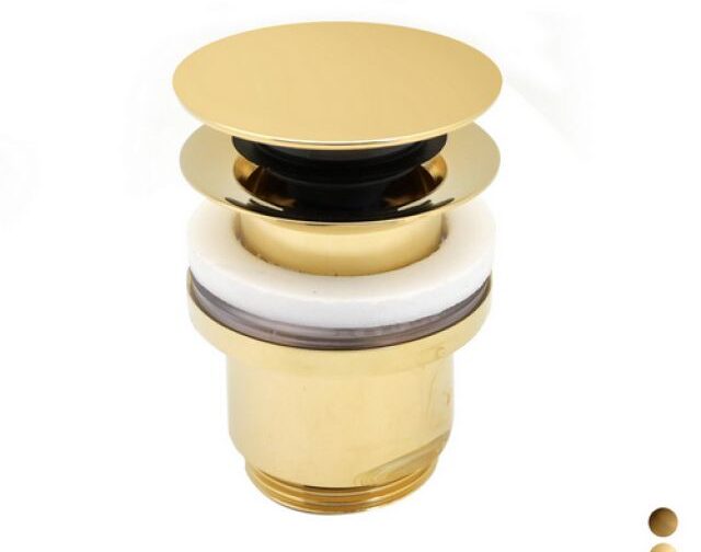 PILETTA CLICK CLACK 1"1/4 TONDA SENZA TROPPO PIENO 1"1/4  Bronzata