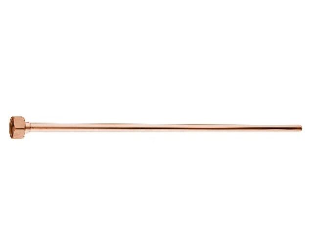 TUBO D. 10 CON CARTELLA E CALOTTA G 1/2" Ramato