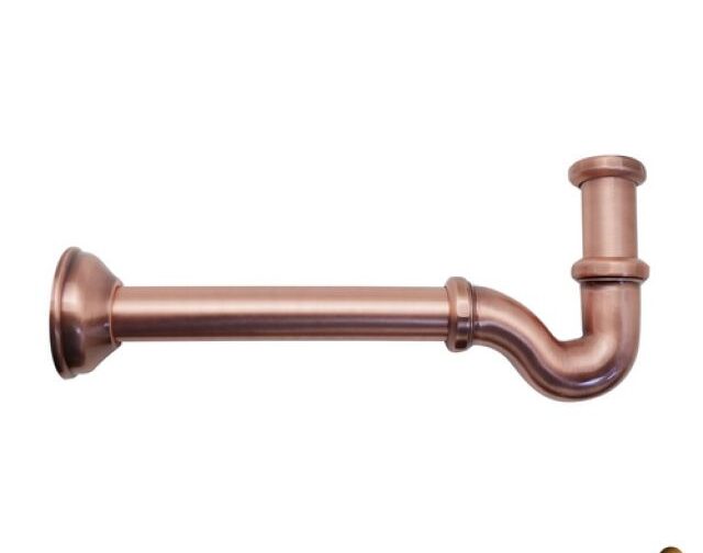 SIFONE A S TAPPO LATERALE SENZA PILETTA 1"1/4 1"1/4  Ramato