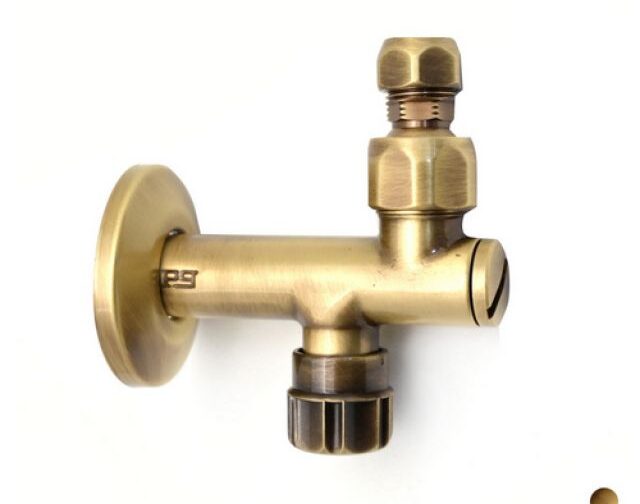 RUBINETTO SOTTOLAVABO CON FILTRO A SNODO 10 MM 1/2" Bronzato