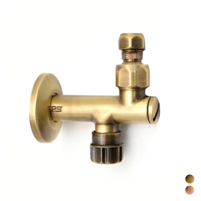 RUBINETTO SOTTOLAVABO CON FILTRO A SNODO 10 MM 1/2" Bronzato