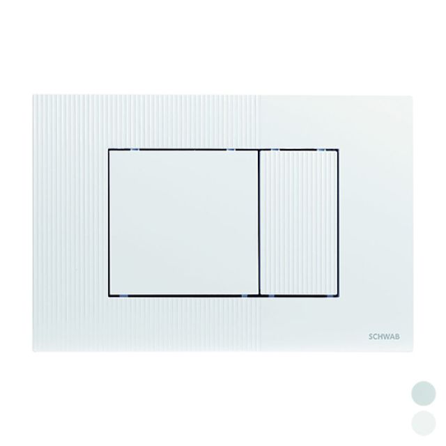 PLACCA DOPPIO SCARICO METIS Cromo lucido