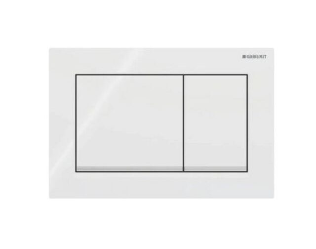 PLACCA DI COMANDO 2 TASTI OMEGA 20 SQUADRATA Cromo satin. bordoinf Cromo lu