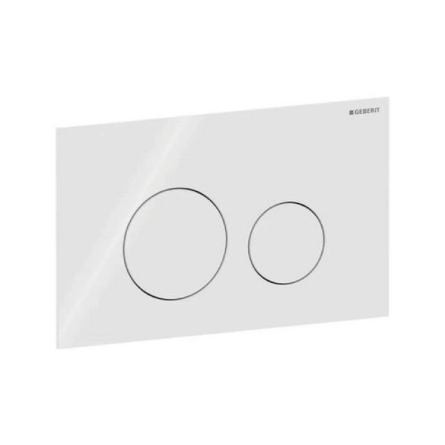 PLACCA DI COMANDO SIGMA 40 2 TASTI ROTONDI Bianco Opaco