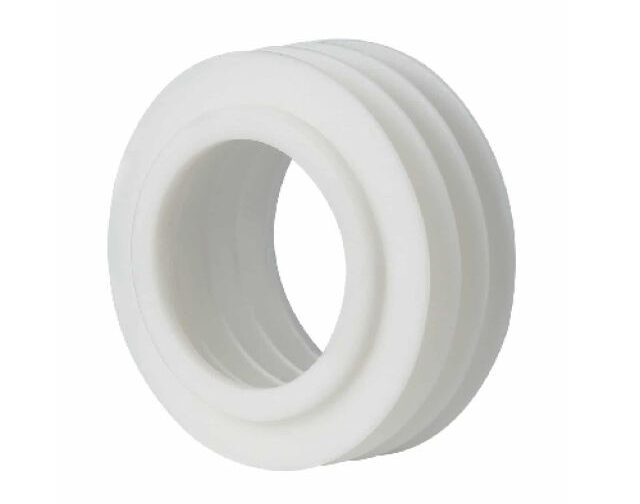 MORSETTO WC PER TUBO CASSETTA CR DIAM. INT. 40 D.Est 55-60 mm  D.Int. 40 mm