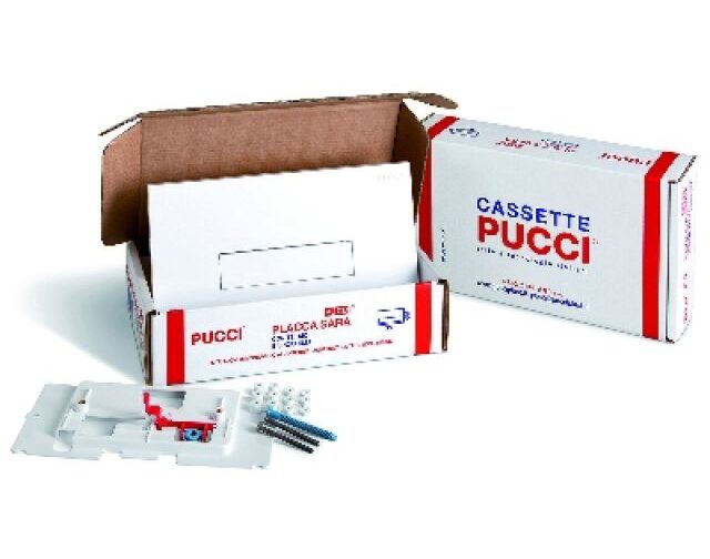 KIT PLACCA SARA SP. 12 MM PER CASSETTE PUCCI DAL 1992 AL 2010 Bianco