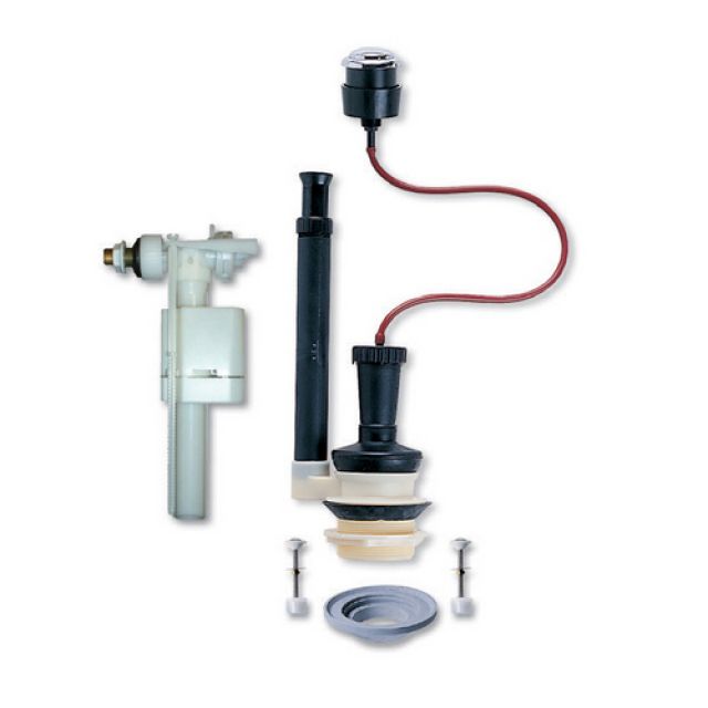 MECCANISMO DI SCARICO KIT MONOBLOCCO E GALLEGGIANTE 2"
