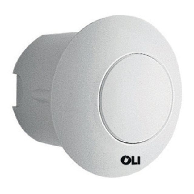 PULSANTE PNEU AD INCASSO PARETE Bianco
