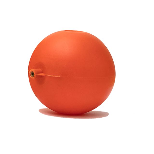 SFERA IN PLASTICA TONDA ARANCIO PER ASTE TONDE Diam. 150