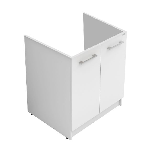 MOBILE SOTTOLAVATOIO REVINE BIANCO CON ASSE Bianco - LxPxH 61x61X81 cm