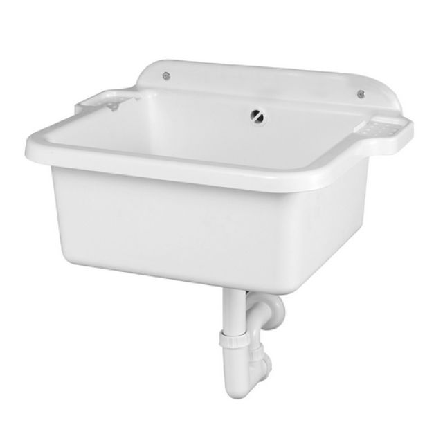 VASCA A MURO IN POLIPROPILENE Cm 58 x 45 x 28