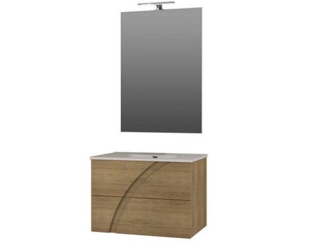 MOBILE BAGNO COMPLETO KANSAS Noce L. 60 cm