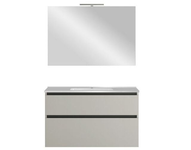 MOBILE BAGNO LINEA LEVEL DA 100 CM Corda Opaco