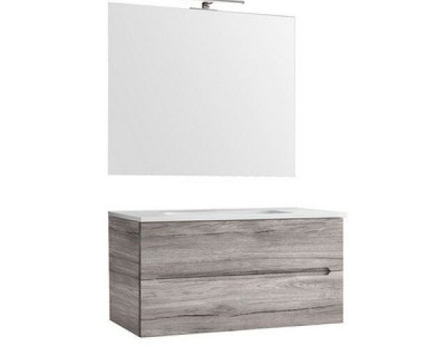 MOBILE SOSPESO LINEA TALIA DA 90 CM Larice Bianco
