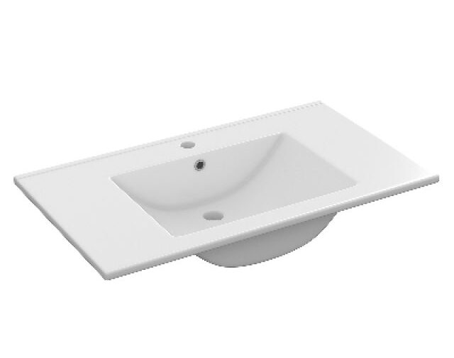LAVABO CONSOLLE IN CERAMICA cm 60 x 45 Bianco