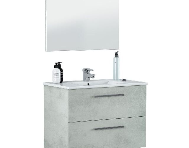 MOBILE BAGNO SOSPESO ARUBA/ARNOLD (DA MONTARE) cm 57 x 60 x 45 Rovere Alaska
