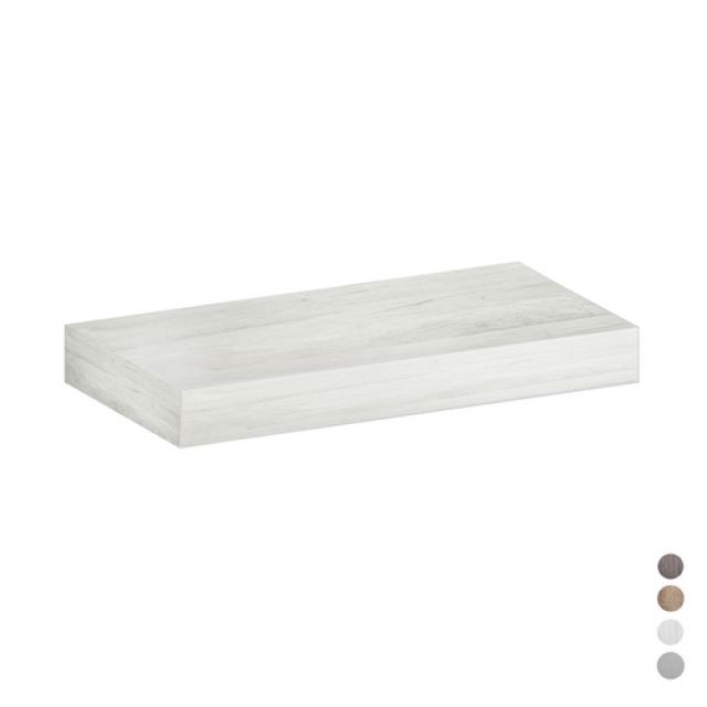 MENSOLA PER LAVABO MOD. UNIKA H 10 cm 100x46xH.10 Olmo Naturale