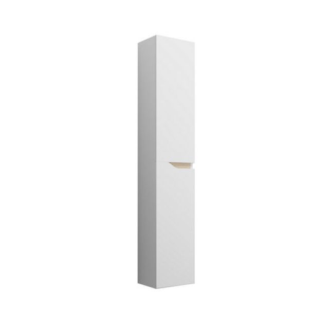 COLONNA BAGNO SOSPESA MOD. PRAGA H. 160 CM Rovere Scuro - Tortora Opaco