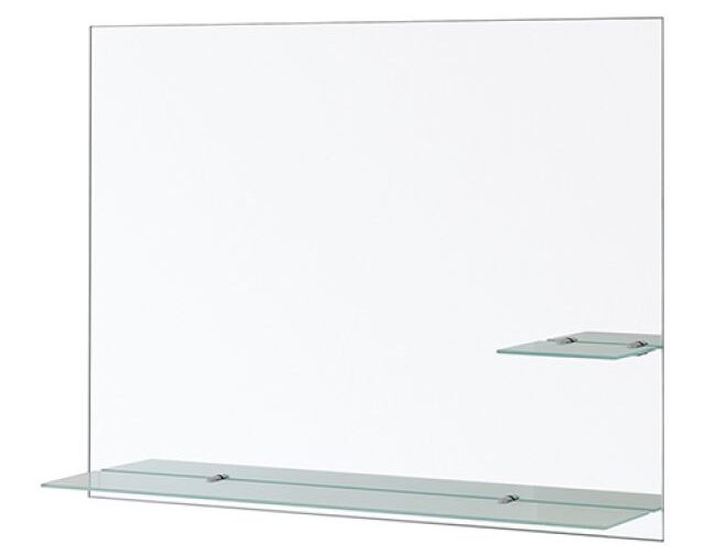 SPECCHIO RETTANGOLARE CON MENSOLE 80X60 LxH 80x60 cm