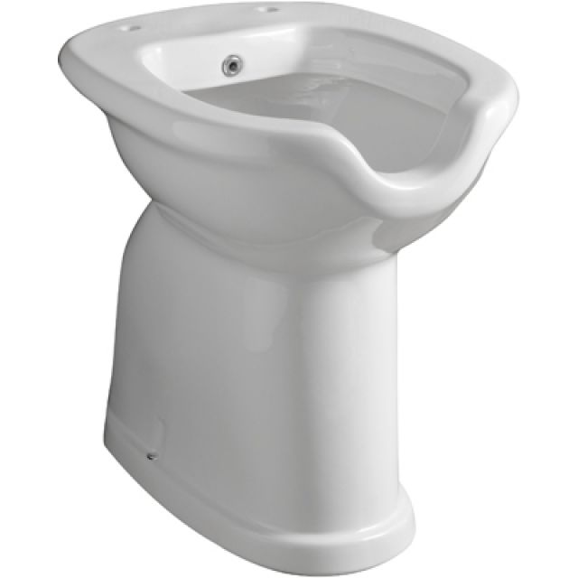 VASO/BIDET DISABILI COMPLETO DI EROGATORE Scarico a Muro