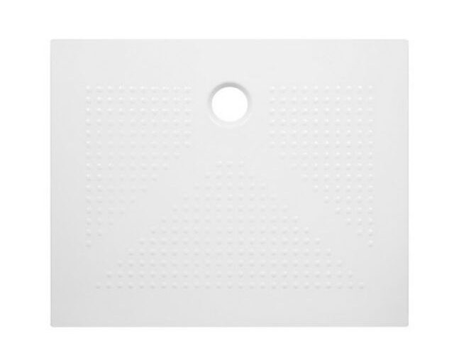 PIATTO DOCCIA H3 RETTANGOLARE IN CERAMICA DIANHYDRO Bianco Opaco cm 80 x 100 H. 3