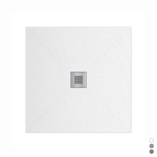 PIATTO DOCCIA MOD. ESTASI QUADRATO Sabbia - cm 90 x 90