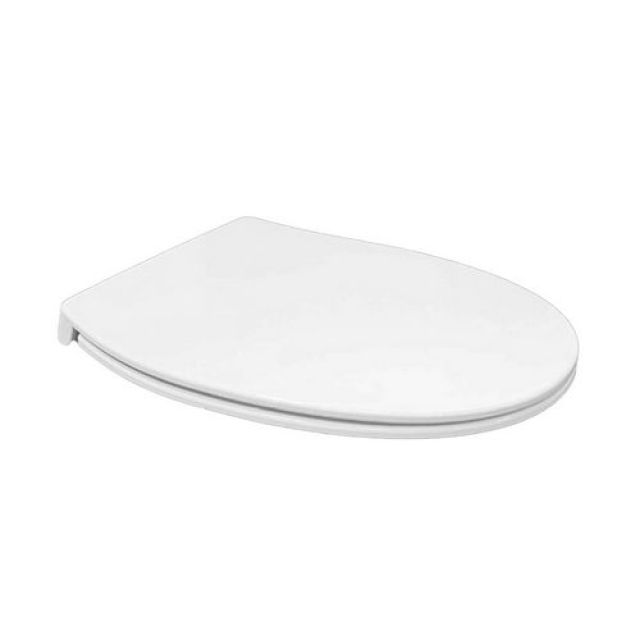SEDILE KARLA IN ABS FLAT CON SOFT CLOSE Bianco