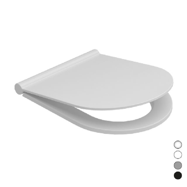 SEDILE WC IN TERMOINDURENTE SOFT CLOSING MAYKA Bianco Opaco