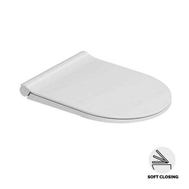 SEDILE WC MIRTO ROUND SOFT CLOSING Bianco
