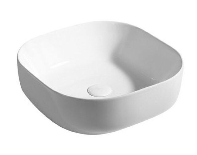 LAVABO D'APPOGGIO MOD. LA55 CM 43 X 43 Bianco