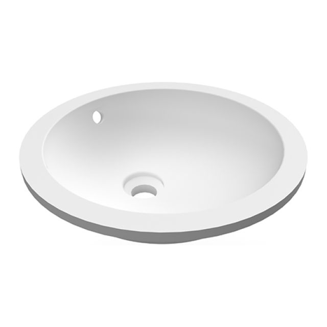 LAVABO SOTTOPIANO TONDO VARIANT 41X41 CM Bianco
