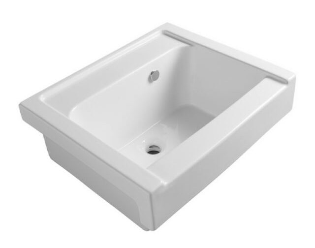 LAVABO IN CERAMICA LAVARREDO cm 51,5 x 50,5