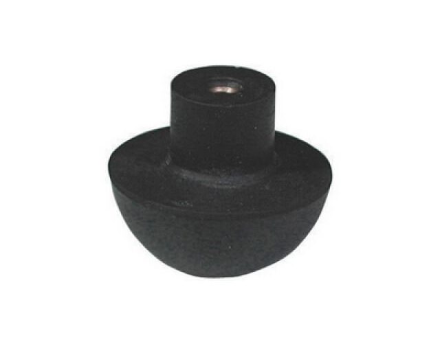 MINISFERA IN GOMMA PER BATTERIA CATIS Diam. Est. mm. 34 con nottolino in ottone filettato M 4