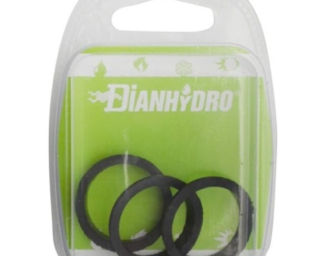3 PZ GUARNIZIONI CONICHE NERE BLISTER pz.3 - Diam. mm 32