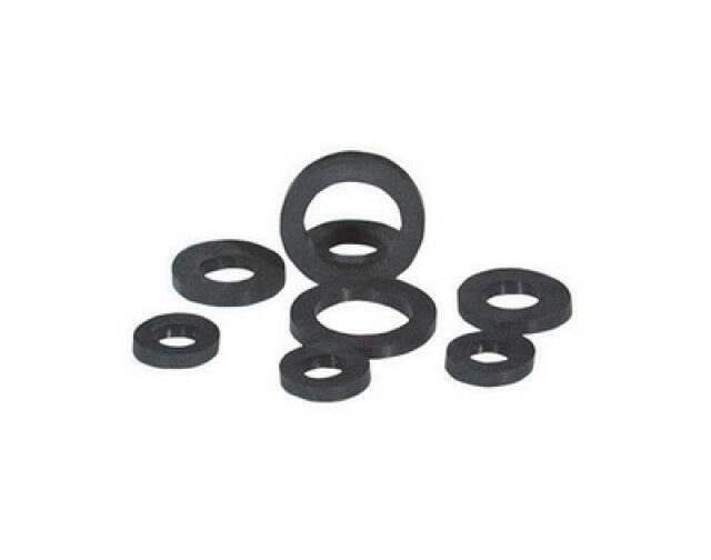 GUARNIZIONE PER RACCORDI SANITARI IN GOMMA T.M. 1 "  mm. 2,5 (Pz.100)