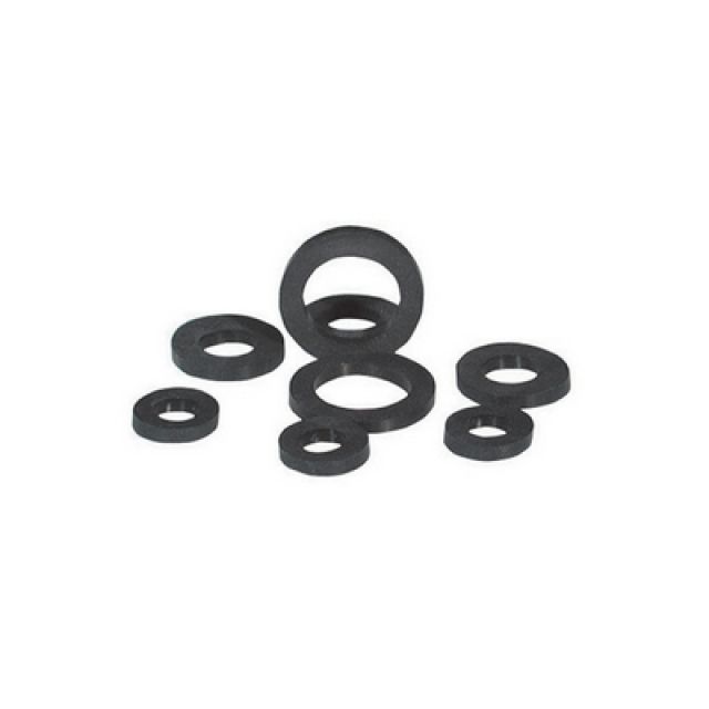 GUARNIZIONE PER RACCORDI SANITARI IN GOMMA T.M. 1/2 mm. 2,5 (Pz.100)