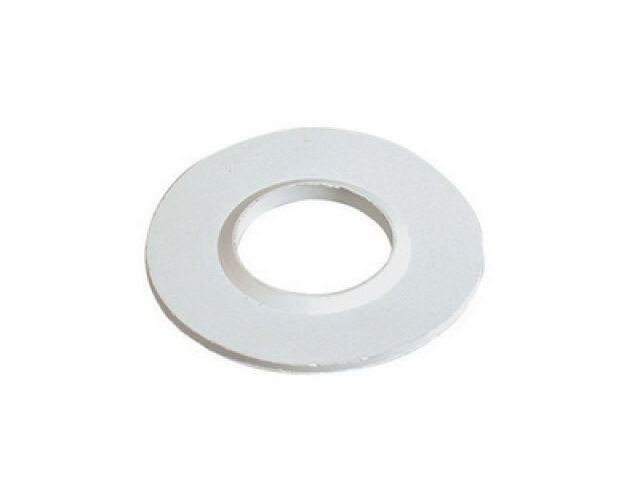 GUARNIZIONE IN GOMMA BIANCA CON BORDO LEGGERO 1/2  mm. 2,3 (Pz.100)