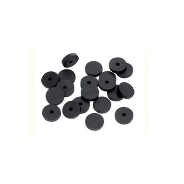 GUARNIZIONE PER RUBINETTO SEMIFORATA IN GOMMA NERA 3/4" (Pz.50)