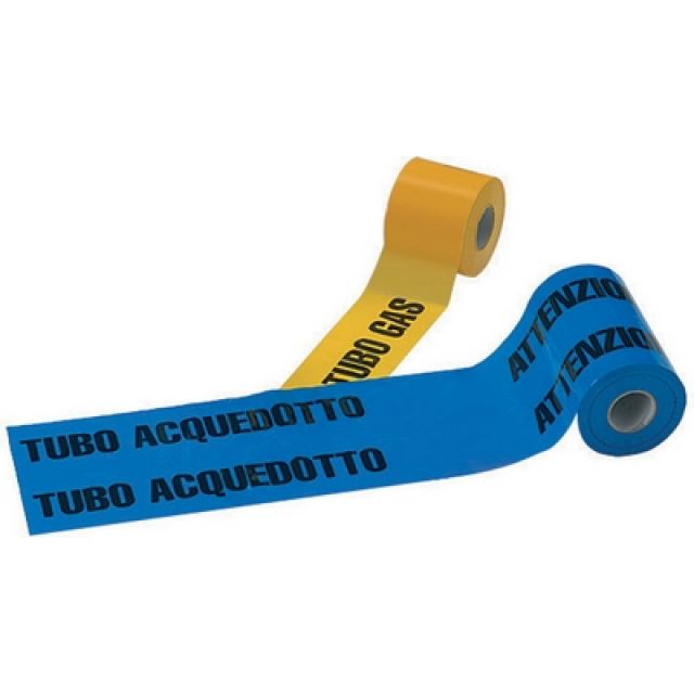 NASTRO AVVERTITORE Giallo - 200 mt