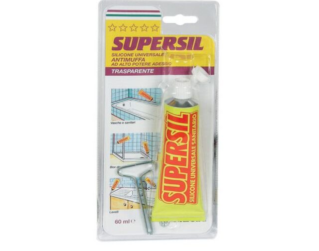 SIGILLANTE SILICONICO SUPERSIL 60 ml - Bianco