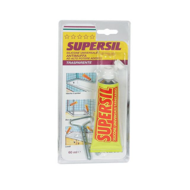 SIGILLANTE SILICONICO SUPERSIL 60 ml - Bianco