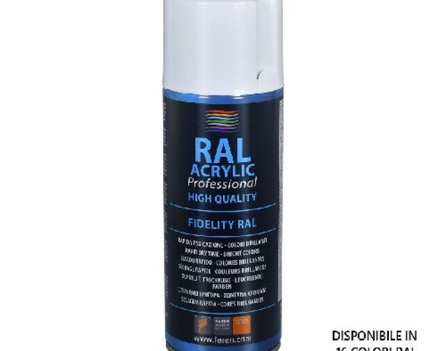 VERNICE ACRILICA SPRAY RAL3000 Rosso Fuoco