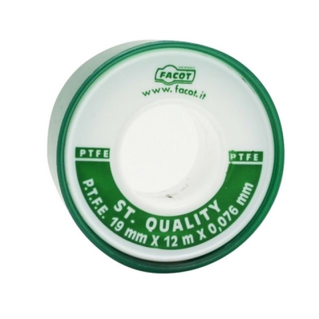 NASTRO P.T.F.E STANDARD QUALITY H 19 mm x 12 m (Pz.150)